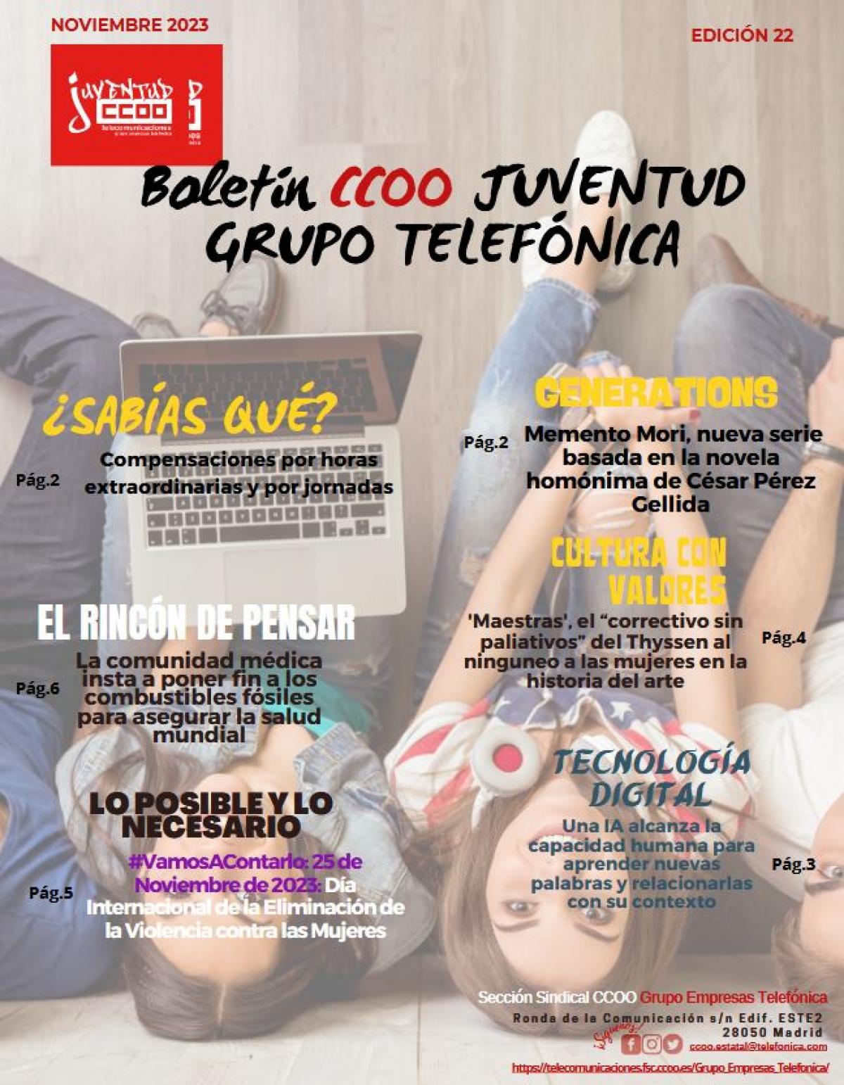 Boletn Juventud N22 CCOO GET