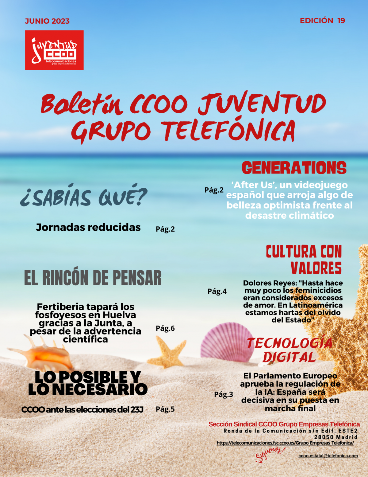 Boletn Juventud N19 CCOO GET