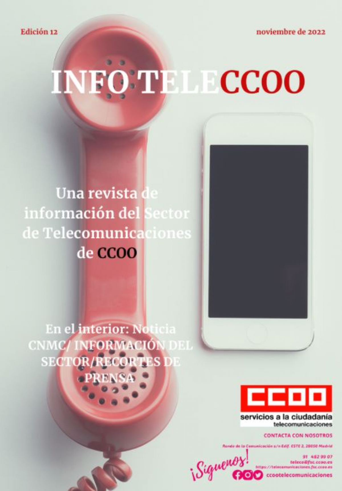 Boletín Info TeleCCOO Edición Nº12