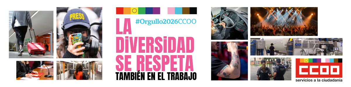 La diversidad se respeta, también en el trabajo. ORGULLO 2026