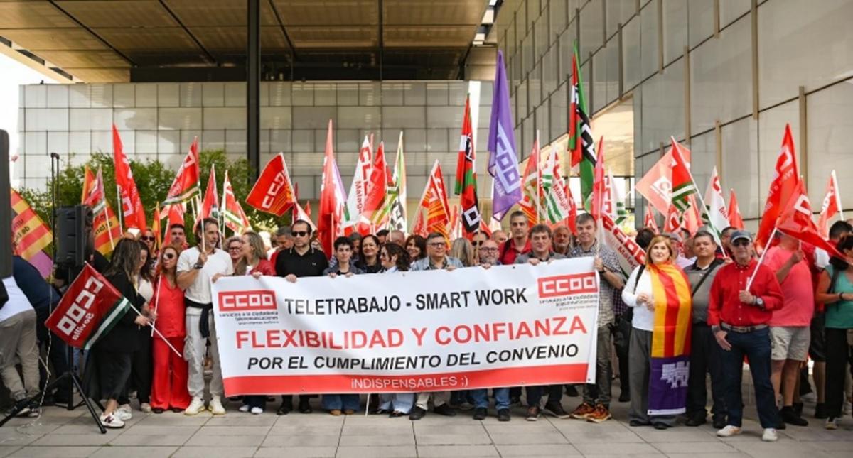Concentracin 21/05 por el teletrabajo y el smart work