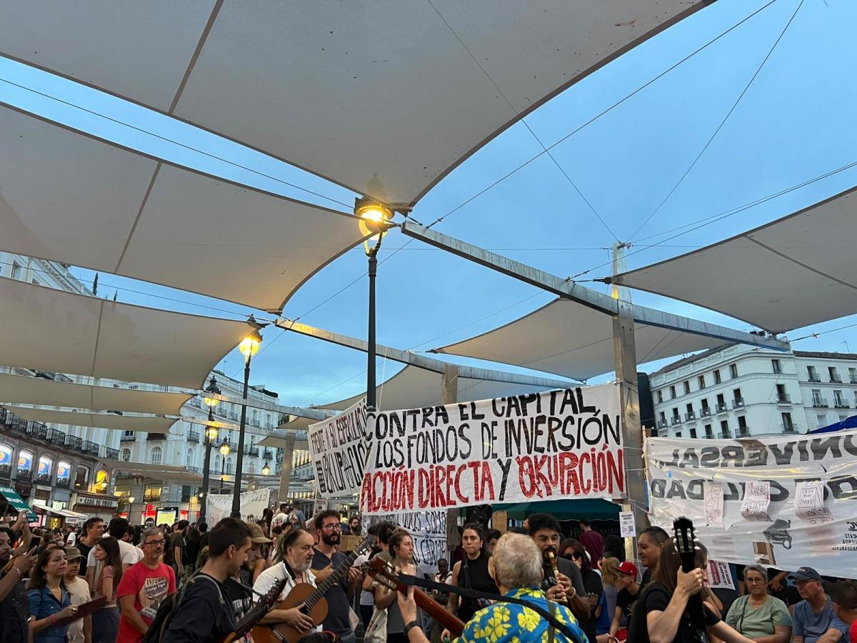 Protesta Vivienda en Sol